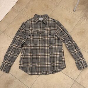 Plaid Button-Up Shirt